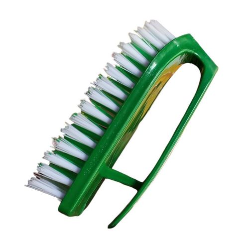Laundry & Scrubbing Plastic Brush - Green
