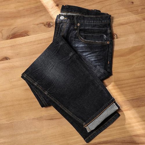 Men Black Jeans Trouser