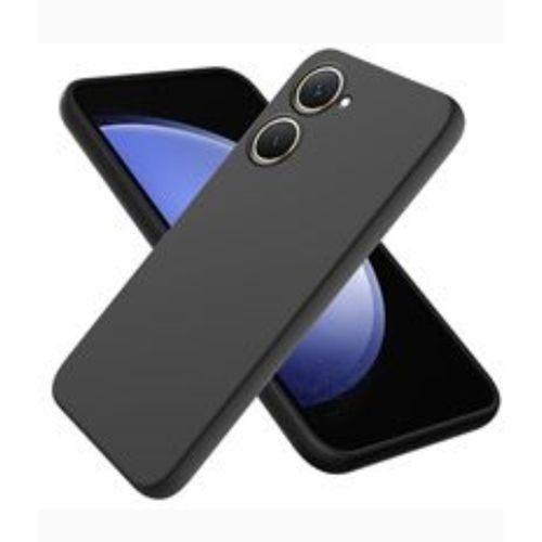 Silicon Back Case For Vivo Y18 - Black