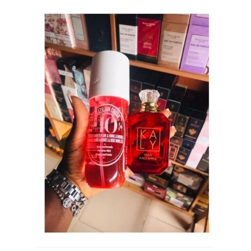 Kaly Eden Juicy Apple EDP Perfume Natural Spray 50ml And 40 Perfume Mist