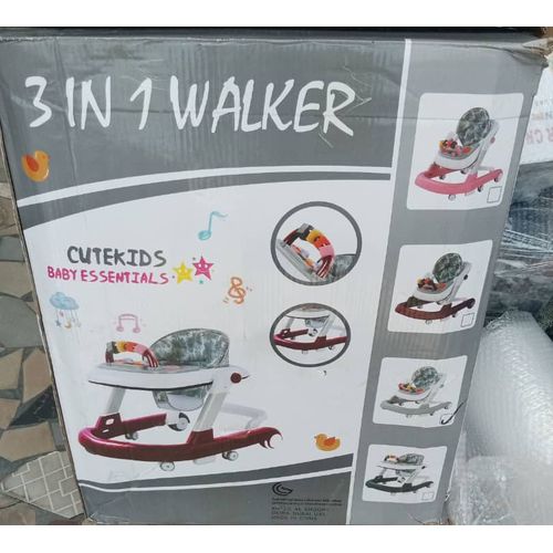 3 In 1 Baby Walker With Pusher