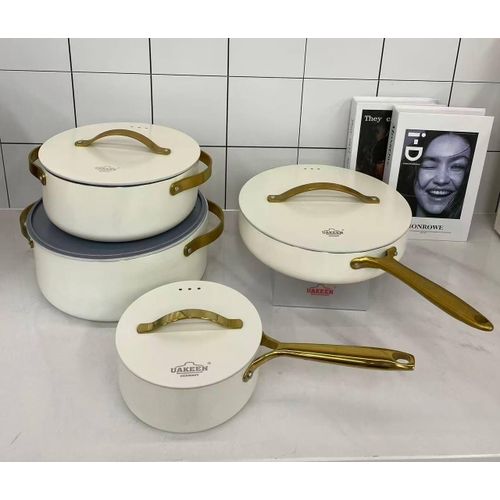 4pcs uakeen ceramic cookware