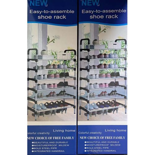 Big Pipe 6Layer Quality Shoe Rack