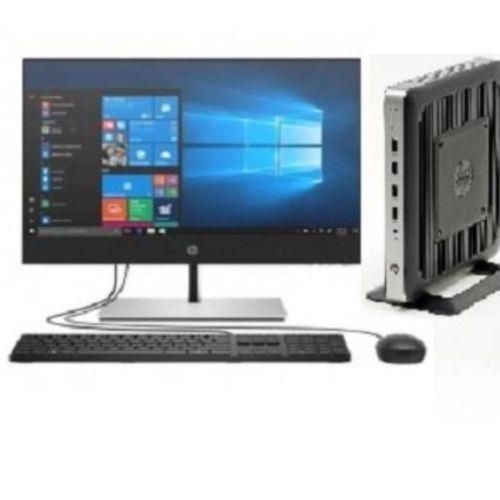 Thin Client Desktop 4GB/128GB Windows 10 Office 16+18 inches Monitor