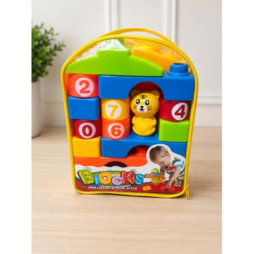23-Piece Educational Building Blocks Set