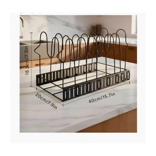 Pans Organizer Rack, Pot Lid Rack