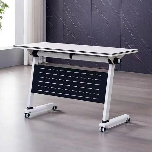 Moveable Foldable Training Desk Table With Wheels