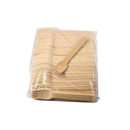 50pcs X 1 Pack - Multi Purpose Wooden Feeding Forks