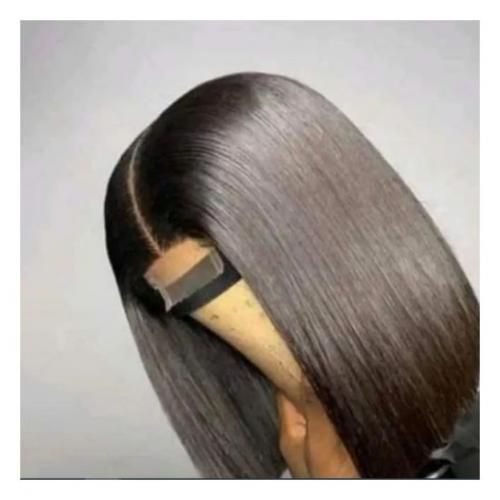 Bob Cut Straight Hair Wig With Closure