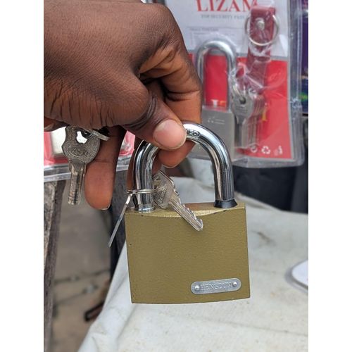Hengdun Heavy Duty Brass-Finished Security Padlock