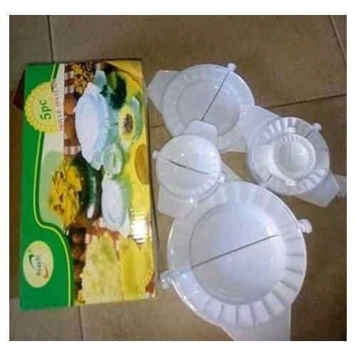 Meat Pie Cutter & Dough Press Dumpling Mould, White