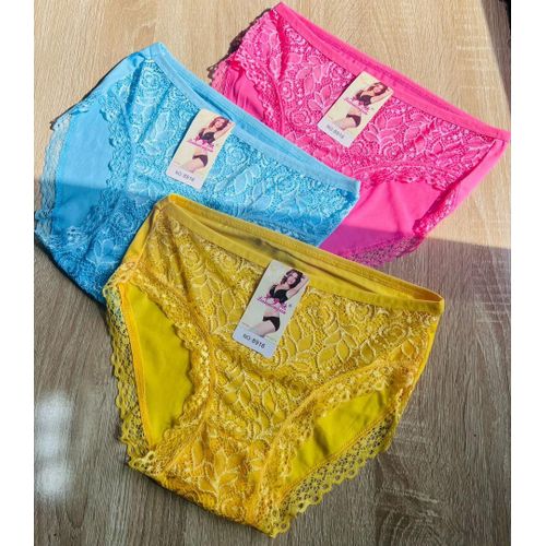 Ladies Beautiful Lace Panties Set Of 6