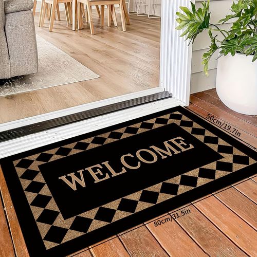 American-style doormat, household, wear-resistant, dirt-resistant, foot mat, outdoor decorative floor mat, entrance hall, door mat