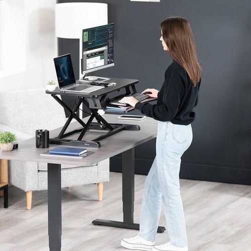Ergonomic sit stand workstation desk 40cm*80cm