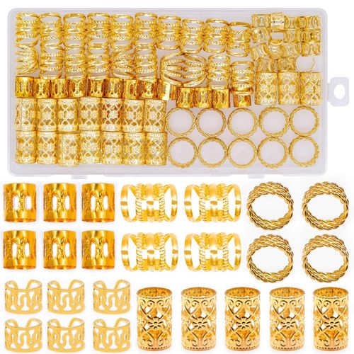 110PCS Hair Accessories Clips for Women, Hair Band, Hair Rings for Braids, Stylish African Hair Jewelry Accessories