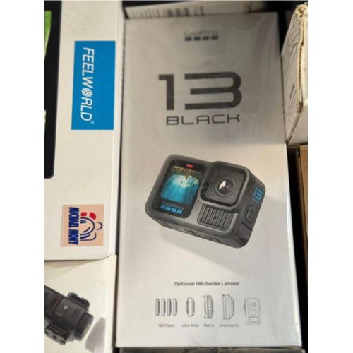 Professional 13 Black Waterproof 5.3K Action Camera With Front Screen & Image Stabilization