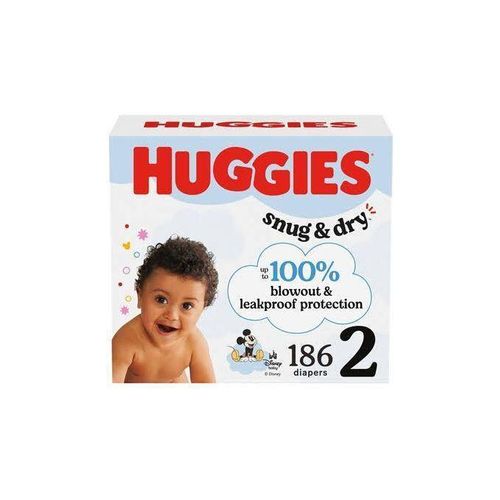 Snug & Dry Diaper Size 2 - 186 Count