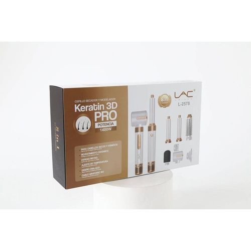 LAC Keratin 3D Pro 8-in-1 Hair Styler (Model L-2578)