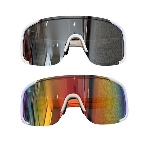 2 pieces Men's and women's outdoor sports sunglasses Mountaineering and cycling glasses Windproof sun-protective