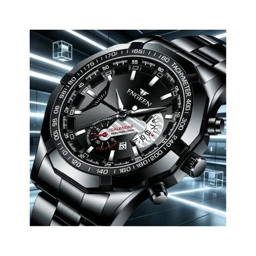 Men's Waterproof Watch, Large Face Analog Quartz Wristwatch, Date Display, Casual Watch For Men