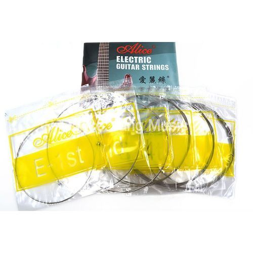 Electric Lead Guitar Strings - Alice Silver-Plated