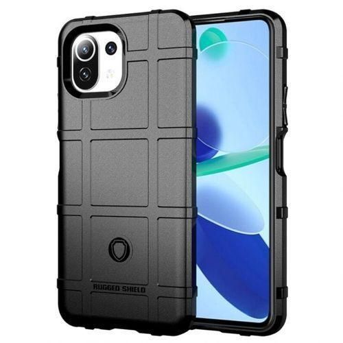 Rugged Shield Back Case For Xiaomi Mi 11 Lite 5g - Black
