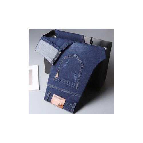 Men's Relaxed Fit Denim Blue Jeans