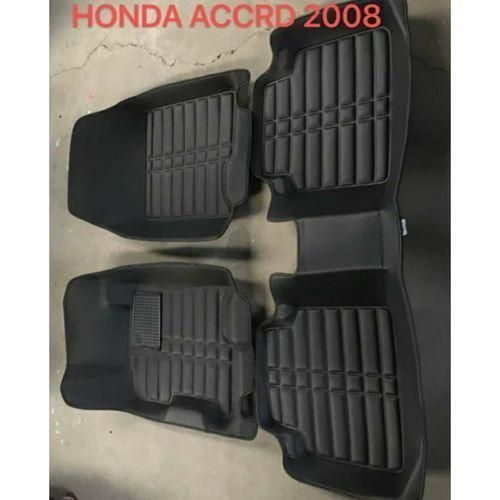 Honda ACCORD 2008-2012 3D CUSTOMISED LEATHER MAT(BLACK)