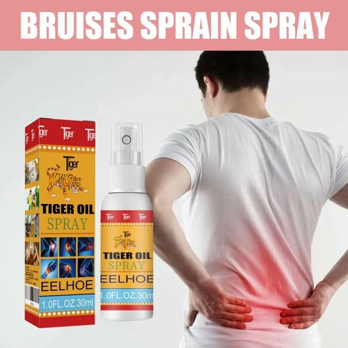 TIGER Medicated Oil Pain Relief Spray Joint Spine Lumbar Pain Relief Muscles Active Sprain Rheumatism Arthritis Spray Body Health Care