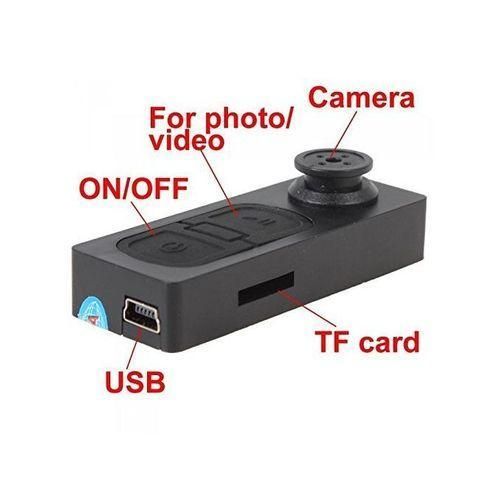 Mini Hidden Button Shirt Camera