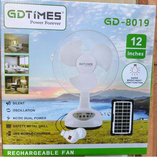 Solar fan worn 2 bubs