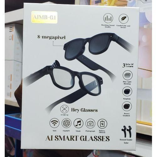 Ai smart glasses camera video picture and surveillan with 3 changeable lenses