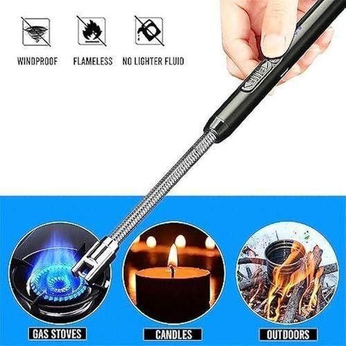 Rechargeable Flexible Arc Lighter – Windproof Flameless Electric Lighter