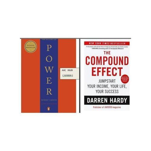The 48 Laws Of Power By Robert Greene + The Compound Effect: By Darren Hardy