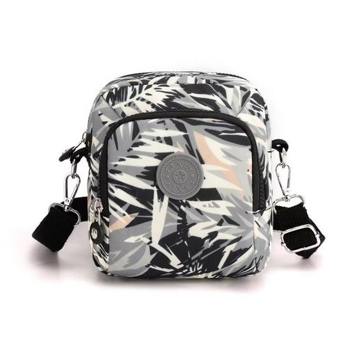 Casual Women Shoulder Bag Ladies Nylon Waterproof Crossbody Bag Gray