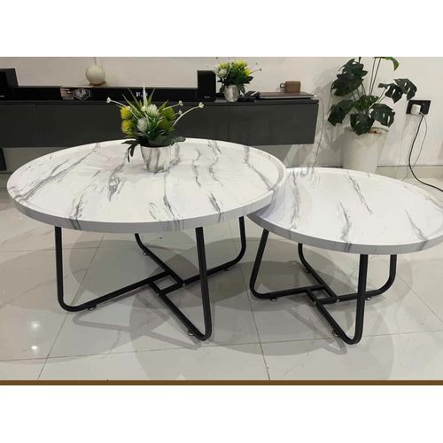 Marble MDF Nordic Luxury Center Table- Living Room 100CM