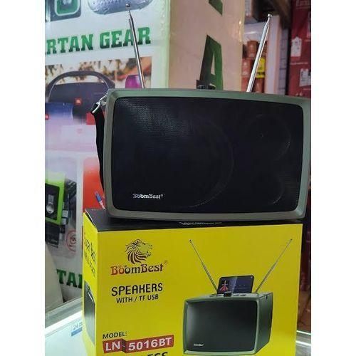 LN-5016 heavy powerful bass party box portable home theater with 2 antenna fm radio for indoors/outdoor activities
