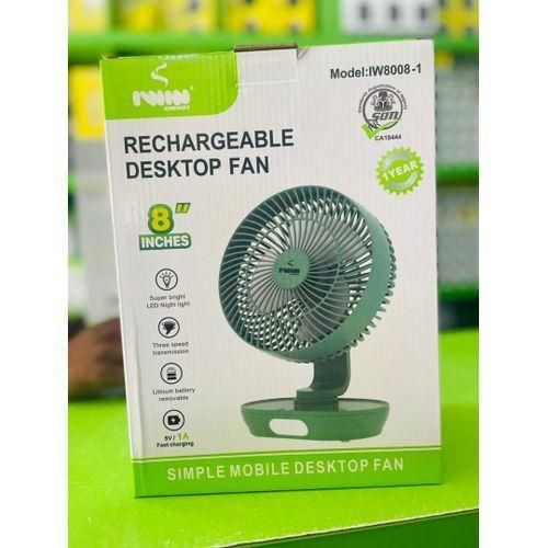 Energy Eco Super power Rechargeable Desktop Fan