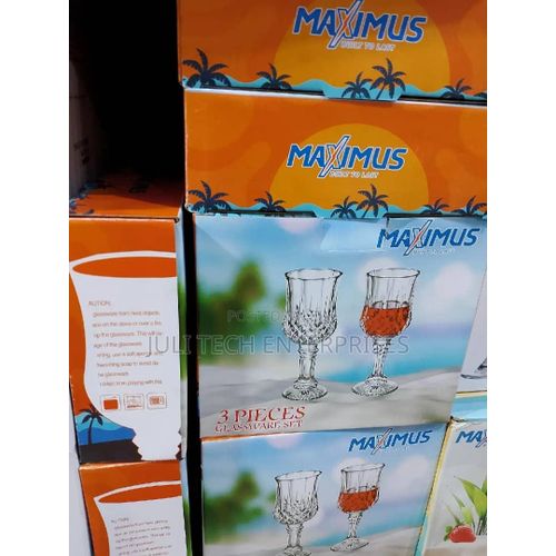 3-Piece Glass Cup Set