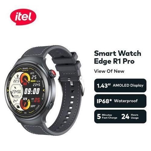 Smartwatch Edge R1 Pro 1.43 AMOLED, IP68 Waterproof + Free Extra Strap