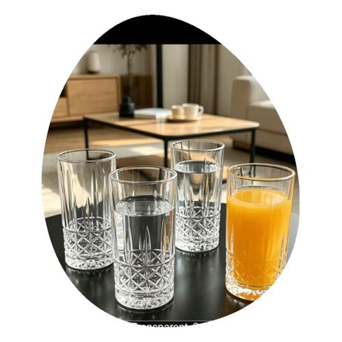 Durable Glass cup for water and juice