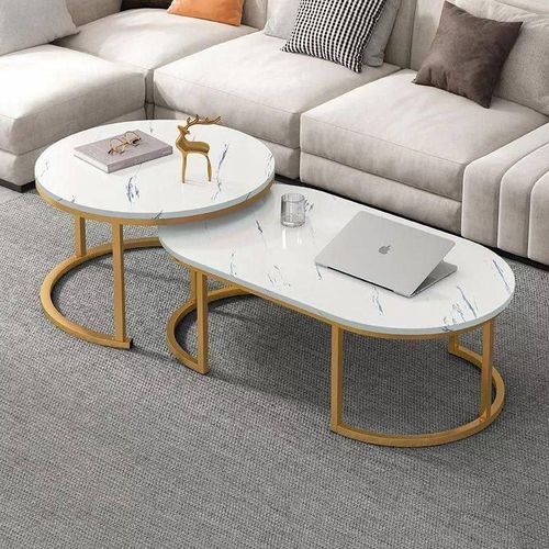 2PCS FAUX CENTER TABLE