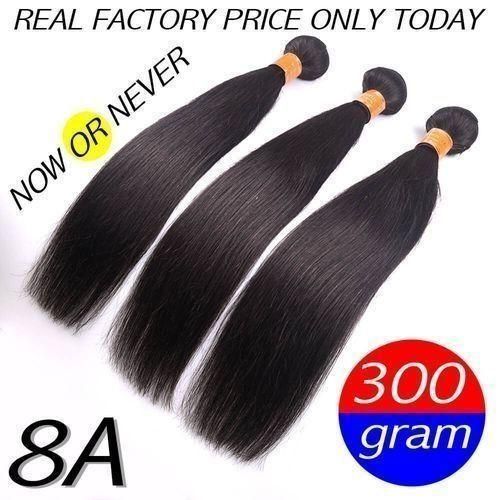Silky Straight Hair (4 Bundles) Full Head
