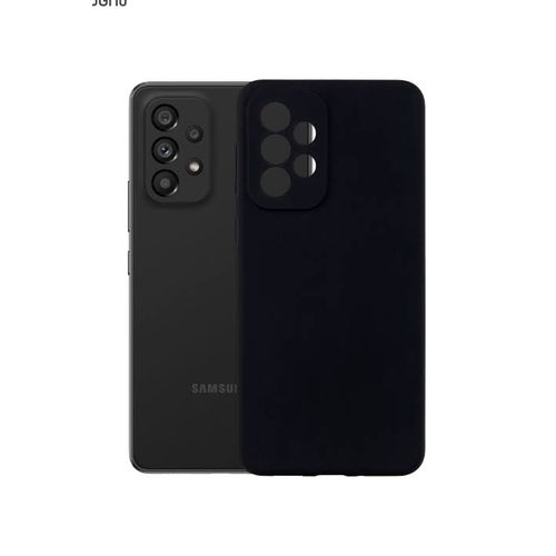 Galaxy A33 5G Solid Silicon Protective Back Case+Free Phone Ring