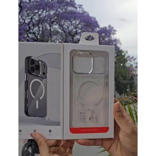Transparent Magnetic phone case for iPhone 17 pro