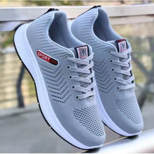 Men’s Casual Canvas Sneakers Black Lightweight Lace-Up Walking Shoes