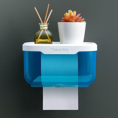 wall-mounted, waterproof toilet paper dispenser