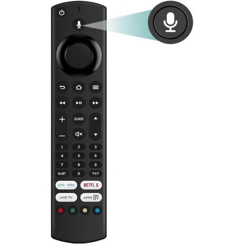 Smart TV Replacement Remote (With Voice Control) RM-C3255 Fire TV Remote Control Also Compatible with Bush/Toshiba Smart Fire TV Remote Control with 4 Streaming Buttons