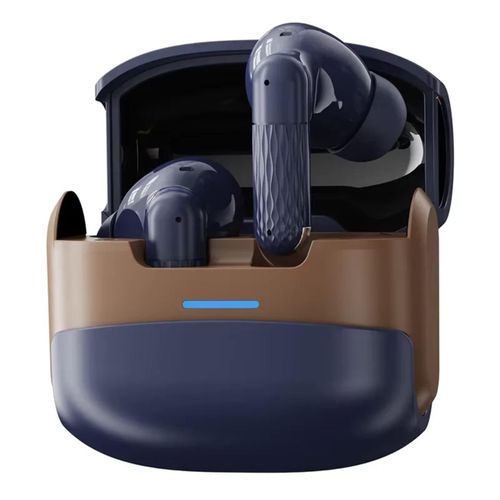True Wireless Earbuds – Active Noise Cancellation (ANC) Bluetooth 5.4 Headphones with HiFi HD Stereo, 20H Ultra-Long Standby Battery, Dual-Mode Switching, and Fingerprint Touch Control - Deep Blue