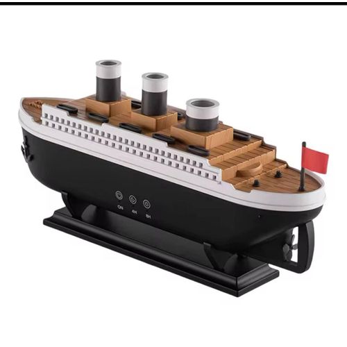Titanic Jellyfish Essential Oil Diffuser & Humidifier-Retro Cruise Design, 2 Mist Modes, Led Light, Waterless Auto Shut off, Aromatherapy Fragrance Machine for Homes & Office